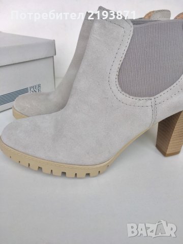 Естествена кожа велур нови боти Pier One номер 39, снимка 9 - Дамски боти - 24652610