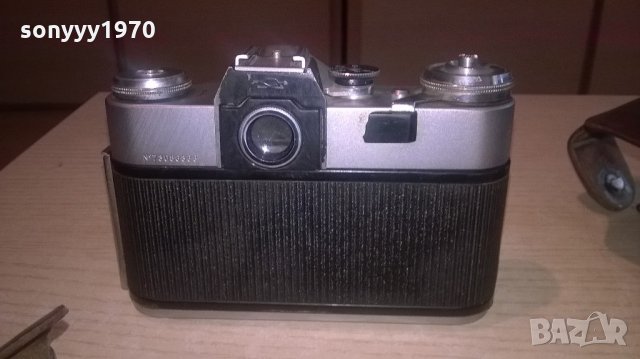 zenit b-made in ussr-ретро фотоапарат+кожен кобур, снимка 11 - Фотоапарати - 21759364