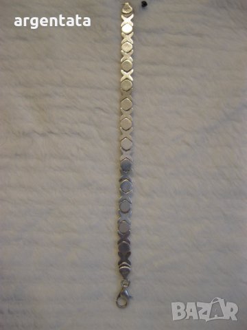 Унисекс, стабилна сребърна гривна проба 925, снимка 5 - Гривни - 25400358