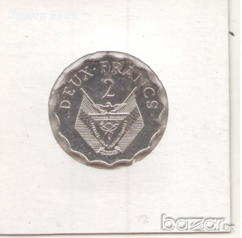  +Rwanda-2 Francs-1970-KM# 10-F.A.O.+, снимка 2 - Нумизматика и бонистика - 18147035