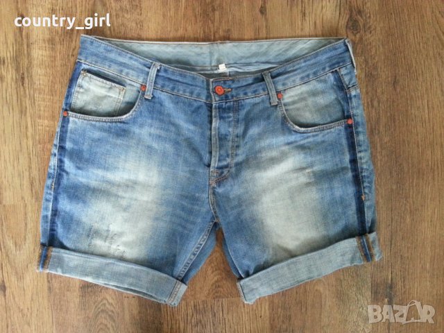 zara men short denim - страхотни мъжки къси панталонки, снимка 2 - Къси панталони - 21998055