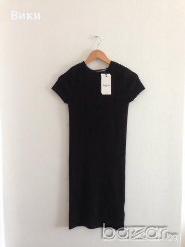 нова черна рокля bershka, снимка 5 - Рокли - 20839772