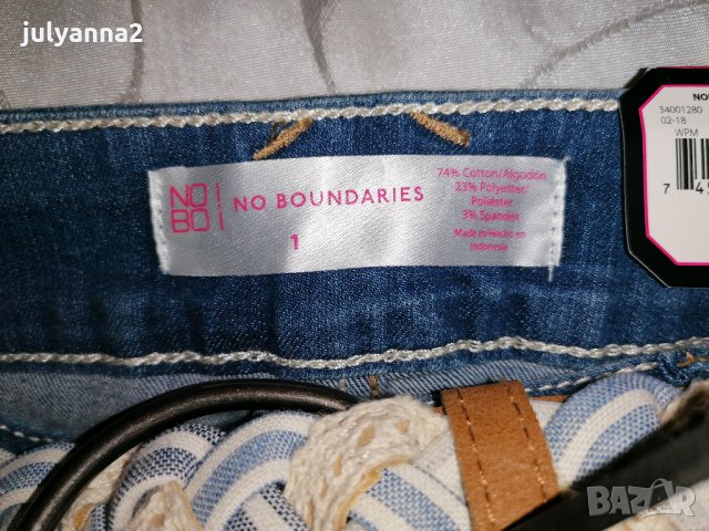 Къси летни панталонки с колан No Boundaries нови, р-р S/М, снимка 8 - Къси панталони и бермуди - 25842945