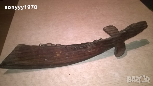 меч-дърво/метал-ретро колекция-внос испания-43х10см, снимка 9 - Колекции - 25247018