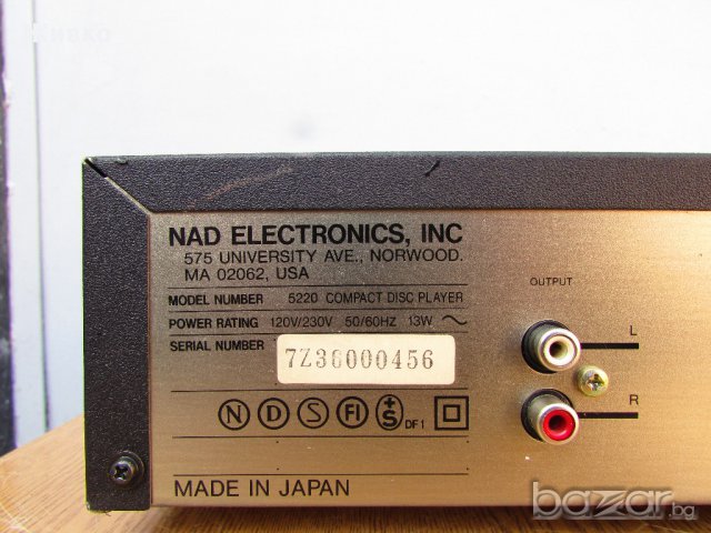 CD Player NAD, снимка 5 - Плейъри, домашно кино, прожектори - 10138154