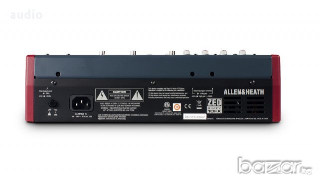Миксер Allen & Heath ZED60-10FX, снимка 5 - Ресийвъри, усилватели, смесителни пултове - 17255327