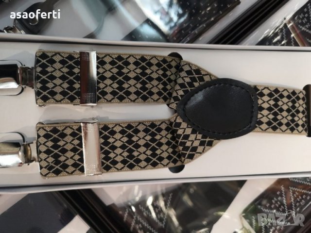 Красиви с модерни десени мъжки тиранти