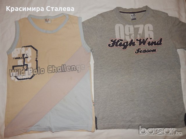 Тениска и потник за 146 см. момче, снимка 4 - Детски тениски и потници - 20546871