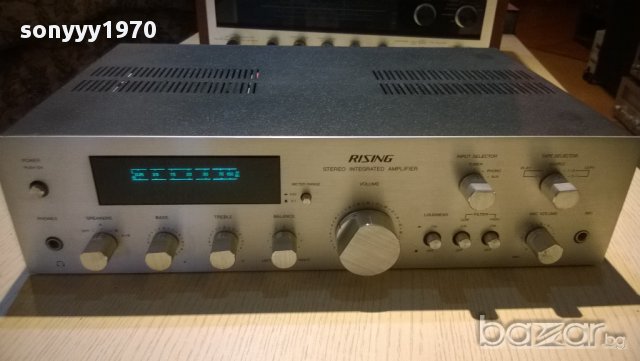 rising sc-3 stereo amplifier-made in japan-250watts-внос швеицария, снимка 13 - Ресийвъри, усилватели, смесителни пултове - 9278371