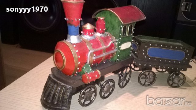 Влакче-композиция с вагони-50/18/9см-внос швеицария, снимка 13 - Антикварни и старинни предмети - 15003187