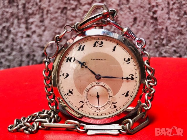 Longines Art Deco джобен часовник-перфектен!, снимка 7 - Джобни - 25060962