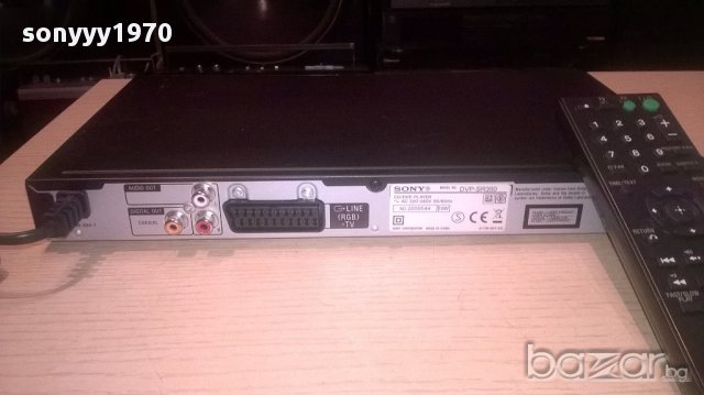 Sony dvp-sr350 cd/dvd/usb+remote-внос швеицария, снимка 13 - Ресийвъри, усилватели, смесителни пултове - 15303669
