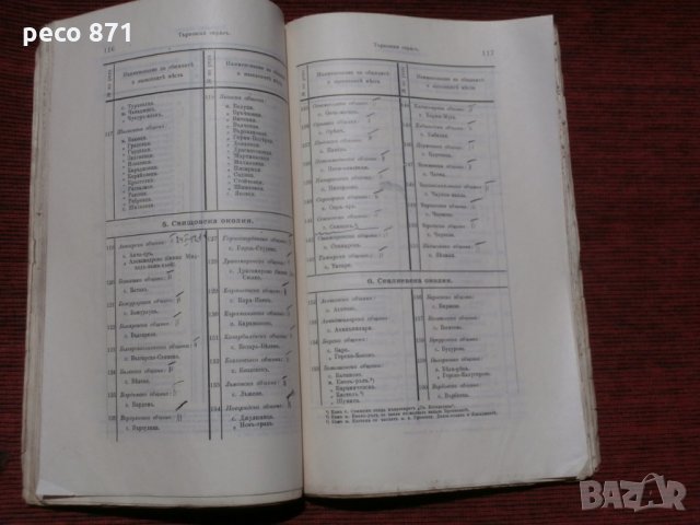 Списък на населените места в България 1911 г., снимка 6 - Други - 21635720