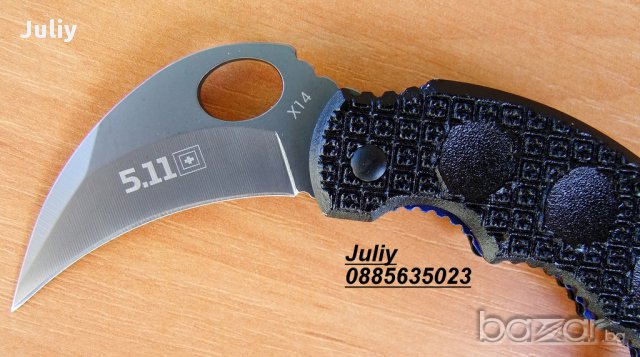 Сгъваем нож /карамбит/ TARANI X14, снимка 5 - Ножове - 10260628