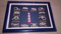 Картина моряшки възли в рамка-17/12см-внос швеицария, снимка 4