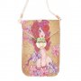 Цветна дамска чантичка със закопчалка, изработена от изкуствена кожа, снимка 1 - Чанти - 15897731