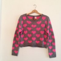 H&M красив пуловер, снимка 1 - Блузи с дълъг ръкав и пуловери - 23654827