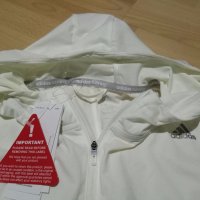Ново яке Adidas Pure X Running Jacket in White, снимка 9 - Спортни екипи - 19536947