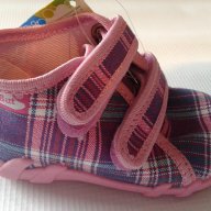 Детски пантофки от памучен текстил с дишаща подметка, снимка 1 - Бебешки обувки - 9856446