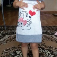 Рокля "Далматинче" 1-2-3-4-5 години, снимка 5 - Бебешки рокли - 17292440