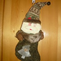 Коледен чорап - нов, снимка 3 - Коледни подаръци - 23400587