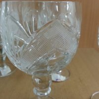  кристални чаши Рамона за вино вода уиски ракия коняк , снимка 3 - Антикварни и старинни предмети - 25654904