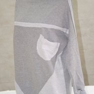 Памучна дамска блуза в сиво марка Infinite you, снимка 2 - Блузи с дълъг ръкав и пуловери - 18327921