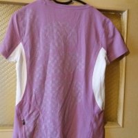 Дам.тениска-"INOC"-/полиестер+ликра/-св.лилава. Закупена от Италия., снимка 2 - Тениски - 21998289