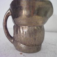 Стара бронзова чаша - свещник, снимка 3 - Антикварни и старинни предмети - 25057622