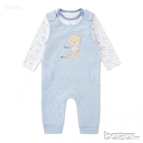 Нов лот памучна блузка и гащеризон от George, Англия, снимка 1