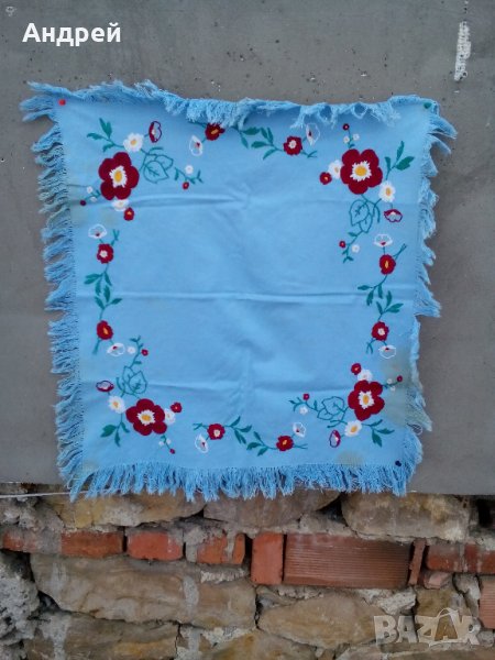 Стара бродирана покривка #8, снимка 1