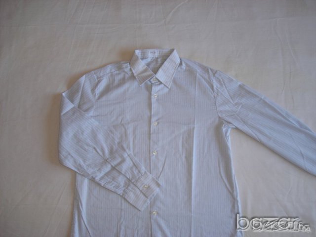 Мъжка риза с дълъг ръкав, М , снимка 2 - Ризи - 16371851