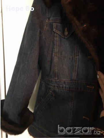 Marvin Richards яке с косъм+подарък пола, снимка 4 - Якета - 16962763