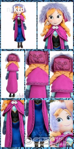 голяма кукла кукли Елза и Анна от Замръзналото кралство плюшена , снимка 4 - Кукли - 17494499