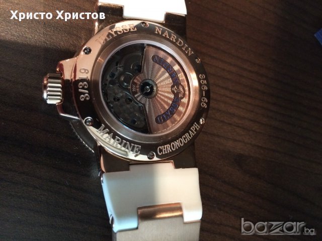 Мъжки Механичен Луксозен Часовник Ulysse Nardin клас реплика ААА+, снимка 5 - Мъжки - 9168340