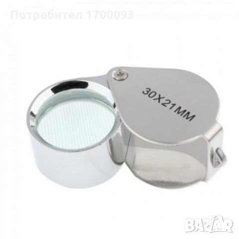 бижутерска / нумизматична лупа - 30 х 21мм, снимка 2 - Нумизматика и бонистика - 24180235