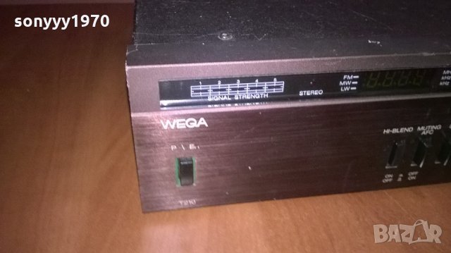 wega t210 tuner-made in germany-внос швеицария, снимка 7 - Ресийвъри, усилватели, смесителни пултове - 21935042