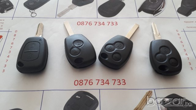Кутийки за ключове на марките Дачия и Рено, снимка 3 - Аксесоари и консумативи - 21221632