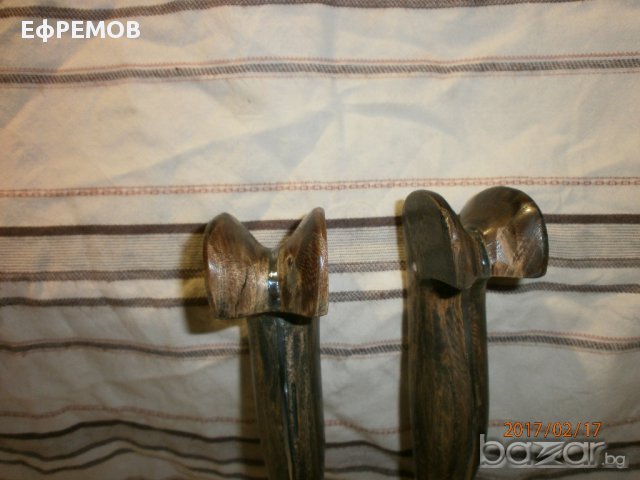 нож кулаклия с дръжка орех, снимка 5 - Ножове - 17371169