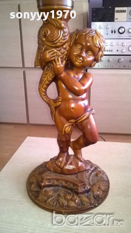 Пластика-красива фигура 52х30см-внос швеицария, снимка 5 - Антикварни и старинни предмети - 17558391