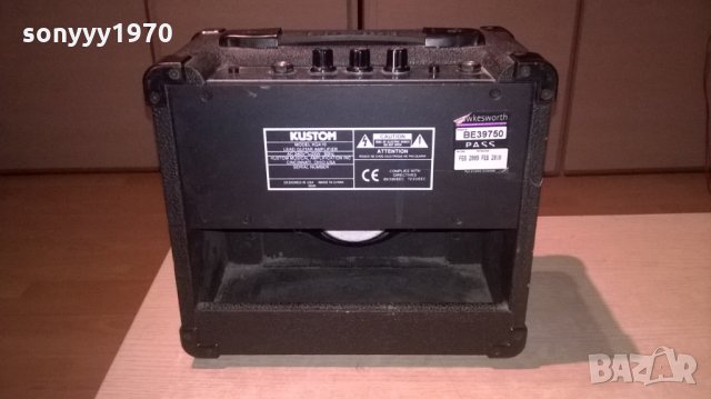 kustom kga10-lead guitar amplifier-внос швеицария, снимка 14 - Китари - 24641994