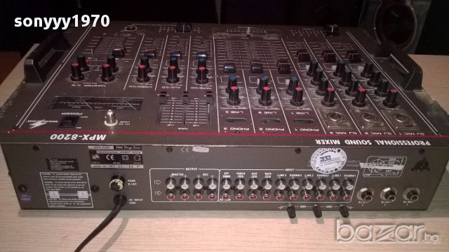 Monacor mpx-8200 img stage line-professional stereo mixer-швеицария, снимка 5 - Ресийвъри, усилватели, смесителни пултове - 13124190