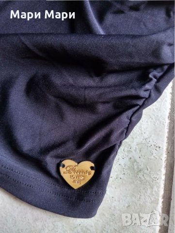 Pause Jeans  асиметричен черна блуза, снимка 5 - Тениски - 25275746