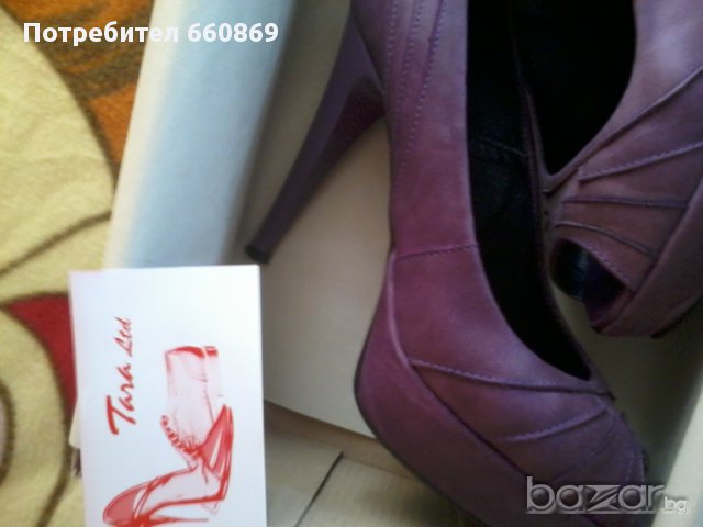 Tara Shoes дамски елегантни обувки естествена кожа, снимка 7 - Дамски обувки на ток - 11016899