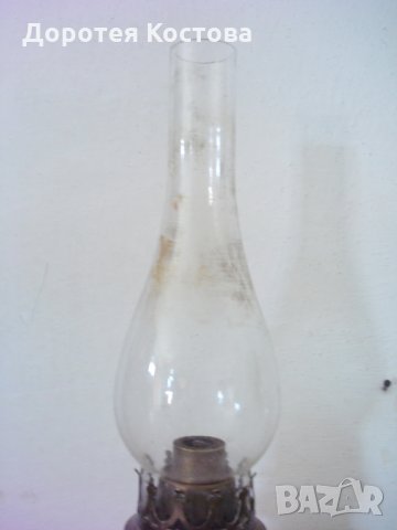 Стара лампа от месинг, снимка 5 - Антикварни и старинни предмети - 25412904