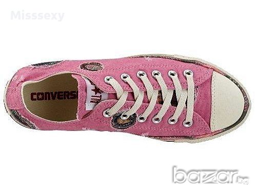 ПРОМО 🍊 CONVERSE 🍊 Дамски цветни спортни обувки PALE PINK 37½ номер нови с кутия, снимка 9 - Кецове - 17535121
