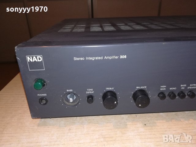 nad model 306 amplifier-здрав усилвател-внос швеция, снимка 5 - Ресийвъри, усилватели, смесителни пултове - 21696989