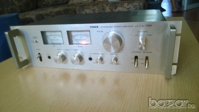 fisher ca-7000-stereo amplifier-made in japan-с чистачки нов внос швеицария, снимка 18 - Ресийвъри, усилватели, смесителни пултове - 7828973