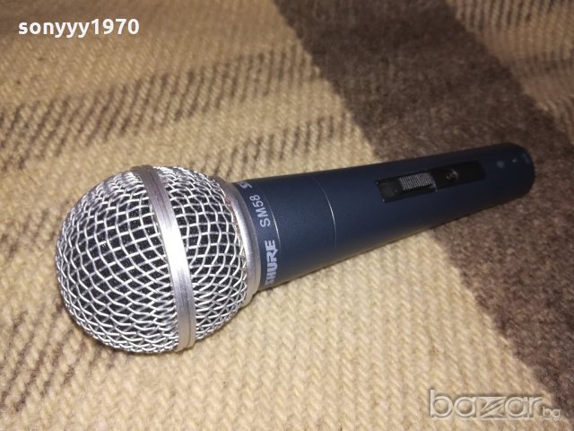 shure SM58-марков-ПРОФИ-микрофон-внос швеицария, снимка 3 - Микрофони - 20459741