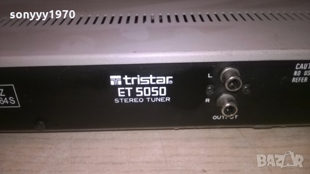 tristar et 5050 stereo tuner-внос швеицария, снимка 16 - Ресийвъри, усилватели, смесителни пултове - 24514502